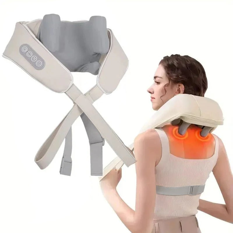 The Nourtex Pain Relief Neck Massager + FREE Relaxing Head Massager