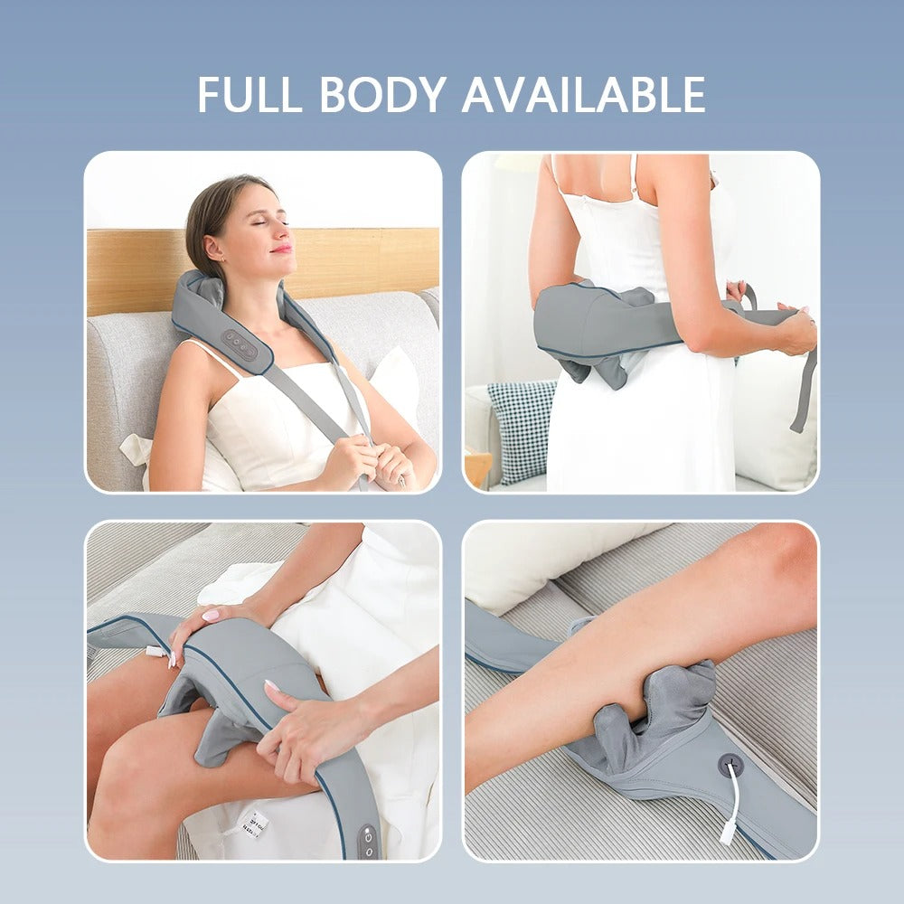 The Nourtex Pain Relief Neck Massager + FREE Relaxing Head Massager